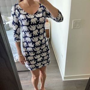 Lilly Pulitzer Tusk In Sun Elephant Dress XS